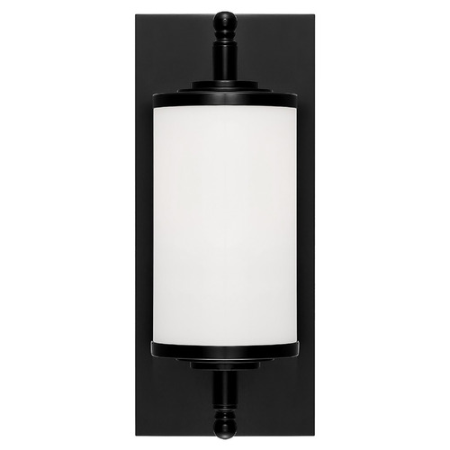 Crystorama Lighting Foster Matte Black LED Sconce