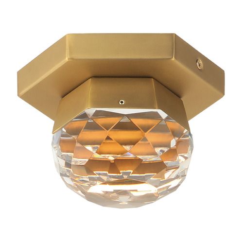 ET2 Allumettes Gold LED Flushmount Light