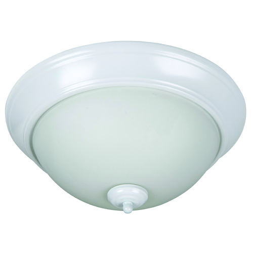 Pro Builder 15-Inch White Flush Mount by Craftmade Lighting