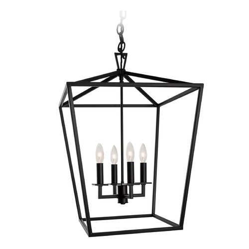 Norwell Lighting Norwell Lighting Cage Polished Nickel Pendant Light 1081-PN-NG