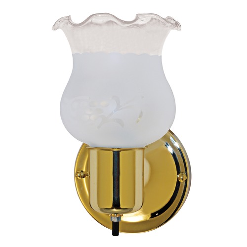 Polished Brass Sconce by Nuvo Lighting