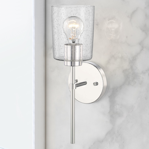 Greyson 15.50-Inch Chrome Sconce by HomePlace by Capital Lighting