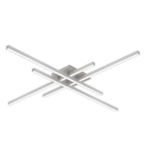 Vega Minor Brushed Nickel LED Semi-Flush Mount by Kuzco Lighting