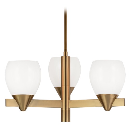 Matteo Lighting Reya Aged Gold Mini Chandelier by Matteo Lighting C74003AG