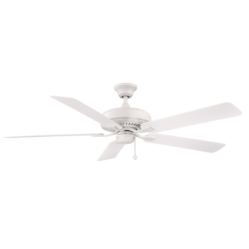 Fanimation Fans Edgewood 60 Matte White Ceiling Fan Without Light