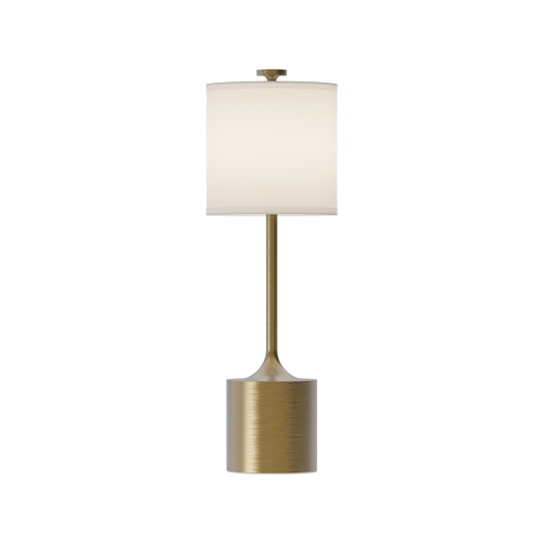 Alora Lighting Issa Brushed Gold Table Lamp with Cylindrical Shade
