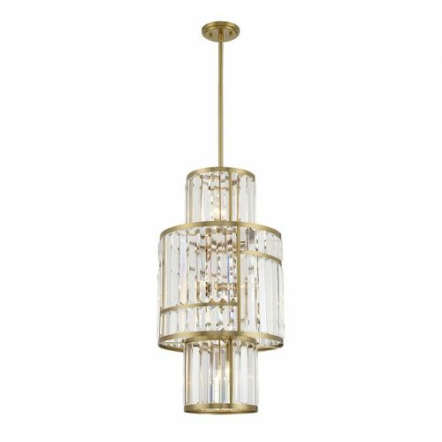 Savoy House Rohe 8-Light Crystal Chandelier in Warm Brass by Savoy House 3-2226-8-322