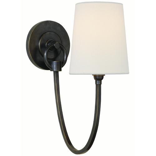 Visual Comfort Signature Collection Thomas O'brien Reed Bronze Sconce