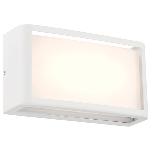 Access Lighting Malibu White LED Outdoor Wall Light by Access Lighting 20023LEDDMG-WH/ACR