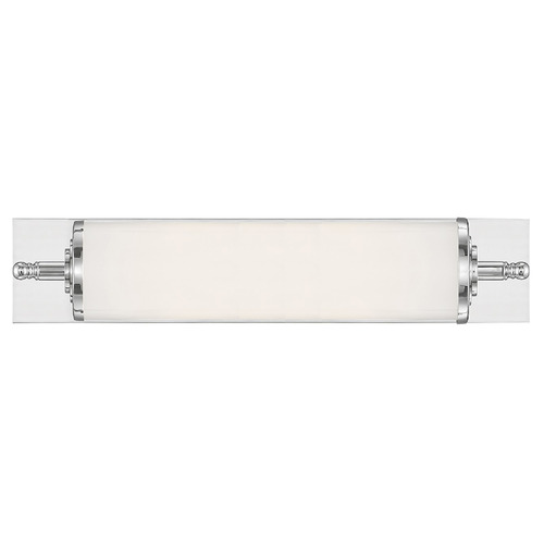 Crystorama Lighting Crystorama Lighting Foster Polished Chrome LED Vertical Bathroom Light FOS-A8051-CH