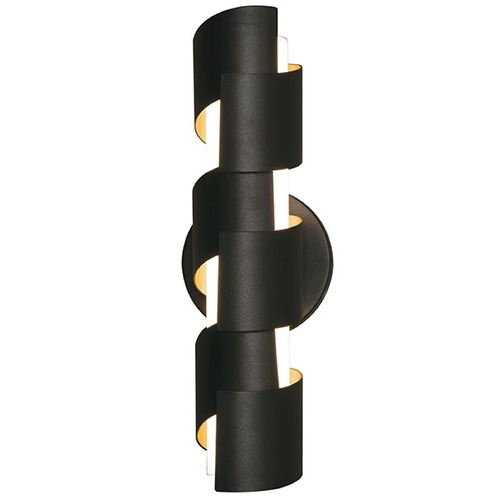 Afx Lighting Louie Black & Gold LED Sconce