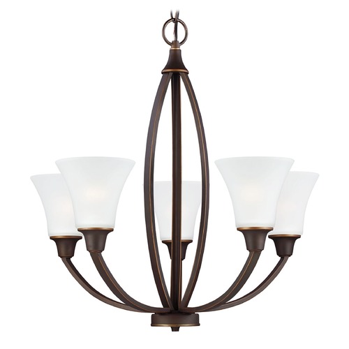 Generation Lighting Metcalf 26-Inch Chandelier in Autumn Bronze by Generation Lighting 3113205-715