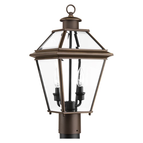 Burlington Antique Bronze Post Light by Progress Lighting