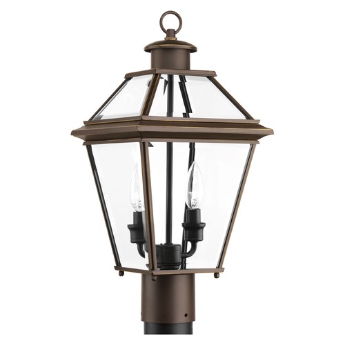 Progress Lighting Burlington Antique Bronze Post Light by Progress Lighting P6437-20