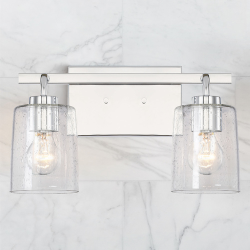 Greyson 14.50-Inch Chrome Bath Light by HomePlace by Capital Lighting