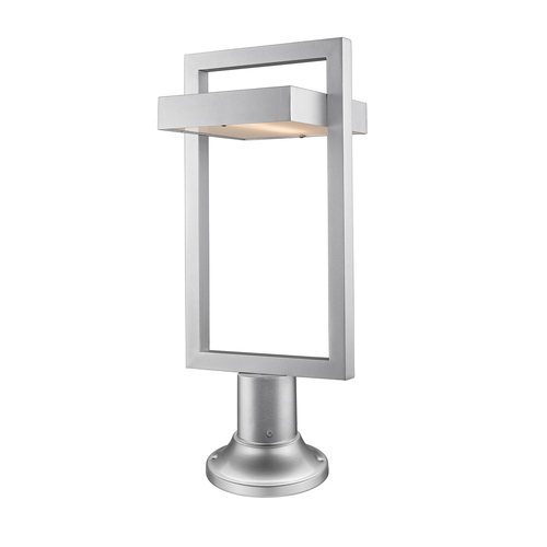 Luttrel Silver LED Post Light by Z-Lite