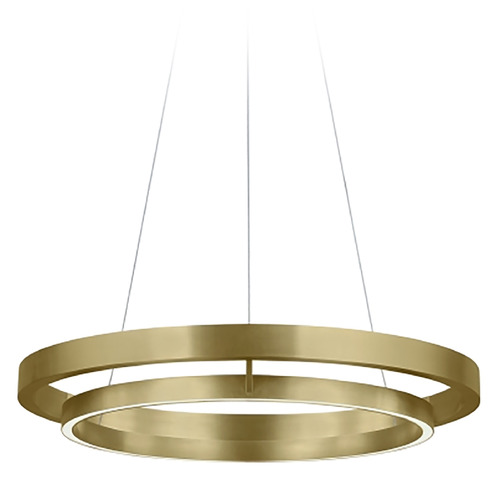 Visual Comfort Modern Collection Grace 30-Inch LED Chandelier in Aged Brass by Visual Comfort Modern 700GRC30R-LED930