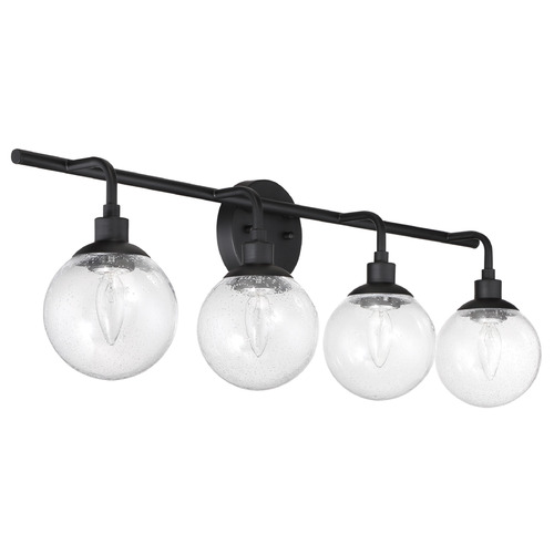 Que Flat Black Bathroom Light by Craftmade Lighting