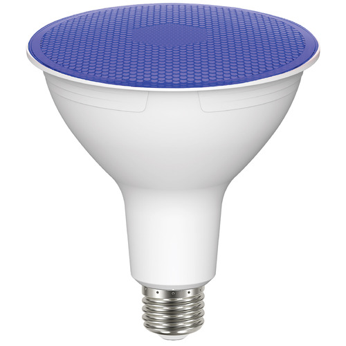 11.5W PAR38 90-Degree LED Light Bulb in Blue by Satco Lighting