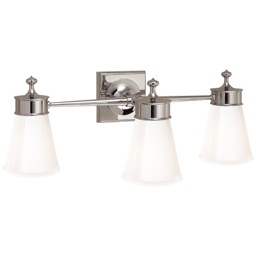 Studio VC Siena Triple Sconce in Polished Nickel by Visual Comfort Signature
