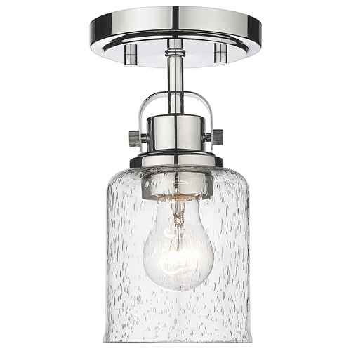 Kinsley Chrome Semi-Flush Mount by Z-Lite