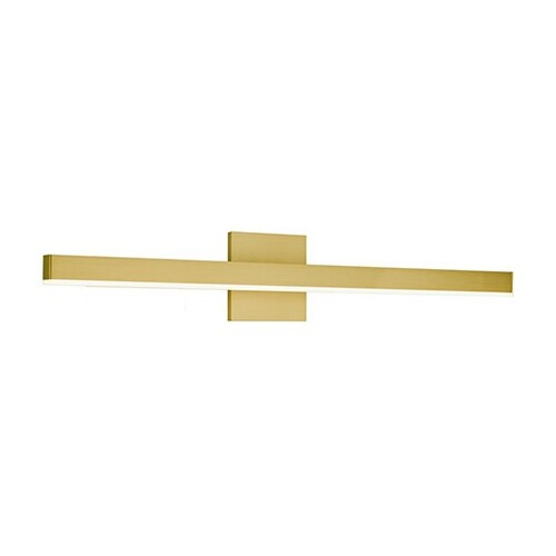Vega Brushed Gold LED Vertical Bathroom Light by Kuzco Lighting