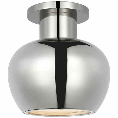 Visual Comfort Signature Collection Paloma Contreras Comtesse Flush Mount in Nickel by VC Signature PCD4120PN