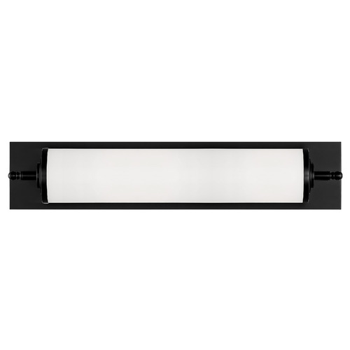 Crystorama Lighting Foster Matte Black LED Vertical Bathroom Light