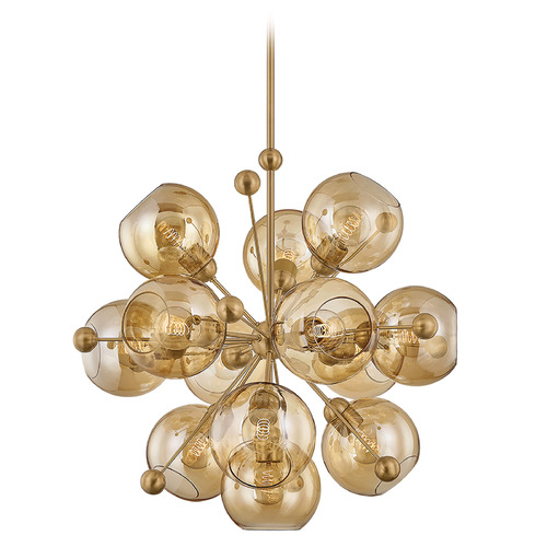 Troy Lighting Troy Lighting Ellory Patina Brass LED Chandelier F1232-PBR
