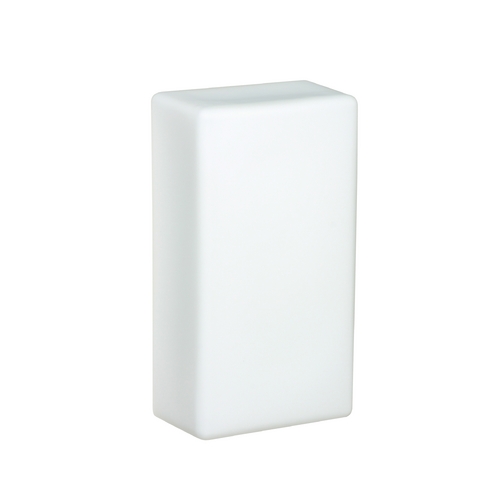 Sconce Wall Light White Glass by Besa Lighting