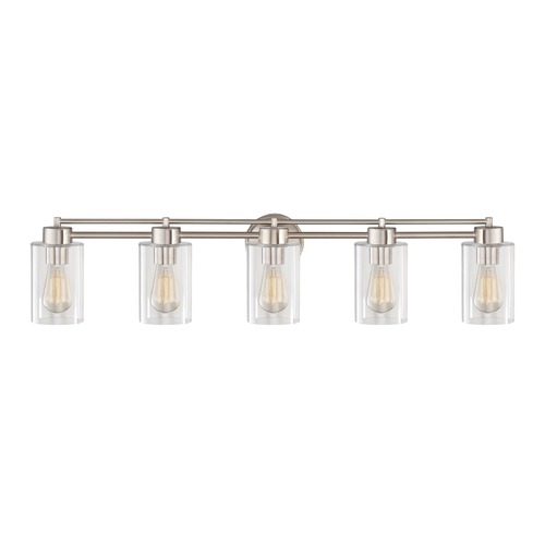 Design Classics Lighting Satin Nickel Bathroom Light 706-09 GL1040C