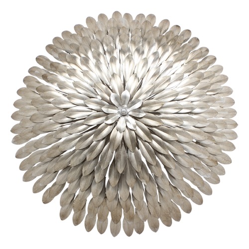 Crystorama Lighting Broche Antique Silver Sconce