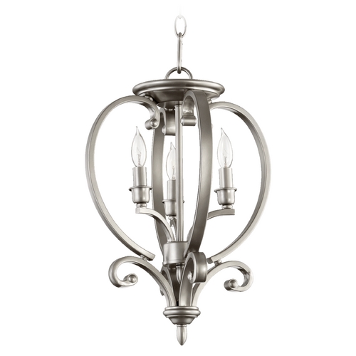 Quorum Lighting Bryant Classic Nickel Pendant by Quorum Lighting 6754-3-64