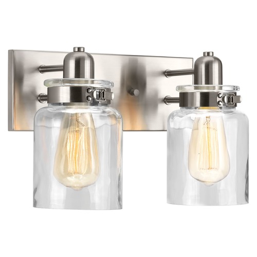 Calhoun Bathroom Light in Brushed Nickel by Progress Lighting