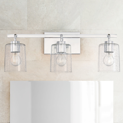 HomePlace by Capital Lighting Homeplace By Capital Lighting Greyson Chrome Bathroom Light 128531CH-449