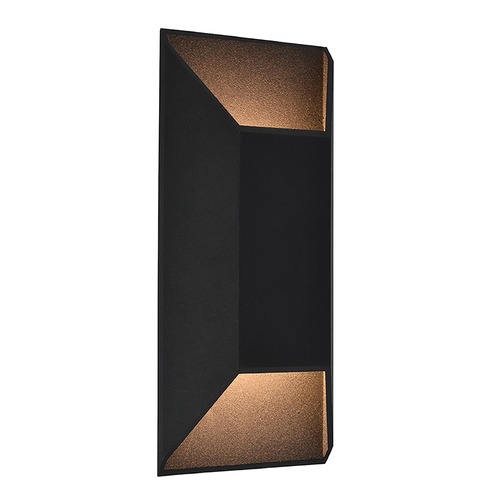 Black 16-Inch LED Outdoor Wall Light by Avenue Lighting