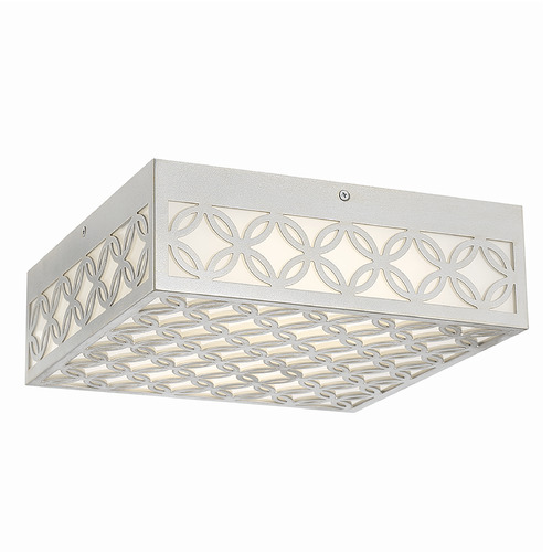 Eurofase Lighting Clover 12-Inch LED Flush Mount in Aged Silver by Eurofase Lighting 42696-026