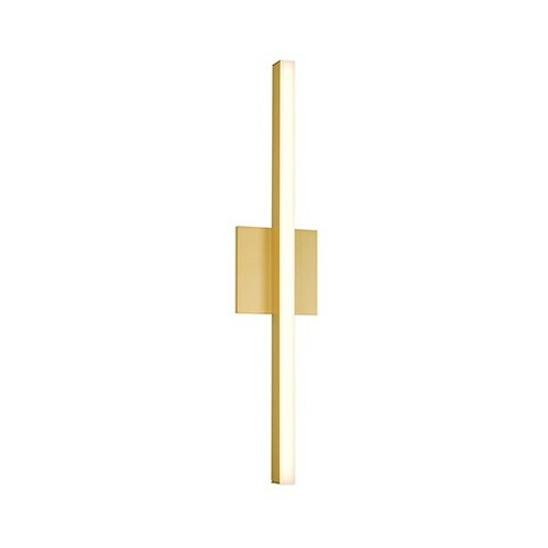 Vega Brushed Gold LED Vertical Bathroom Light by Kuzco Lighting