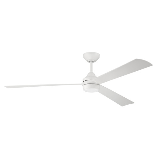 Sterling White LED Ceiling Fan by Craftmade Lighting