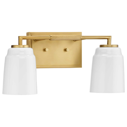 Progress Lighting Spenser Brushed Gold Bathroom Light