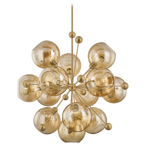Troy Lighting Ellory Patina Brass LED Chandelier