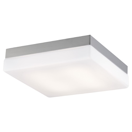 Cermack St. 11-Inch Brushed Nickel LED Flush Mount by Avenue Lighting
