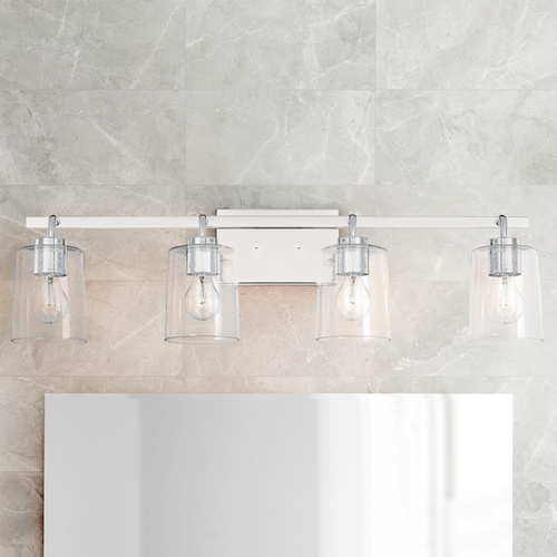 HomePlace by Capital Lighting Homeplace By Capital Lighting Greyson Chrome Bathroom Light 128541CH-449