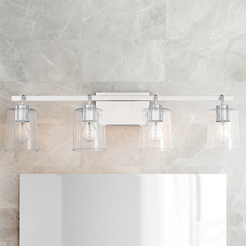 Greyson 33.50-Inch Chrome Bath Light by HomePlace by Capital Lighting