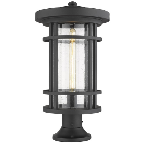 Jordan Black Post Light by Z-Lite