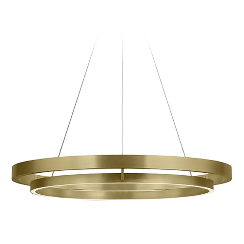 Visual Comfort Modern Collection Grace 36-Inch LED Chandelier in Aged Brass by Visual Comfort Modern 700GRC36R-LED930