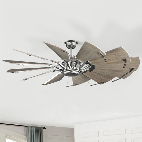 Progress Lighting Springer Antique Nickel Ceiling Fan by Progress Lighting P250000-081