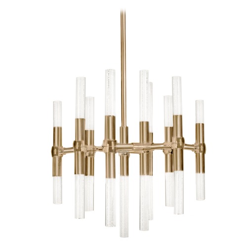 Modern Vintage Brass LED Chandelier 3000K 1810LM by Kuzco Lighting