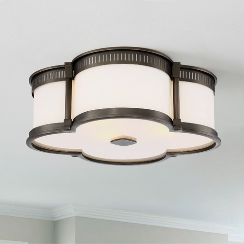 Minka Lavery Harvard Court Bronze LED Flush Mount by Minka Lavery 824-281-L