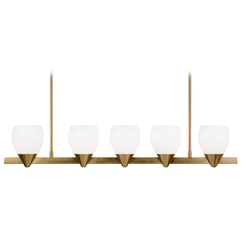 Matteo Lighting Reya Aged Gold Chandelier by Matteo Lighting C74015AG